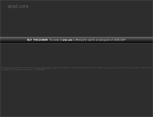 Tablet Screenshot of airpl.com